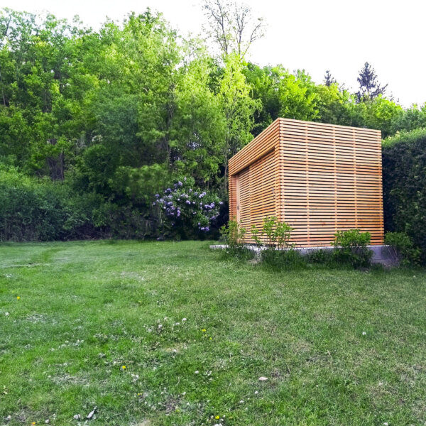 Vrtna kuća – ariš, poprečno