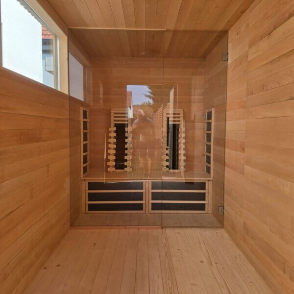Sauna Linassi IR – infracrvena sauna za 2 osobe s predprostorom