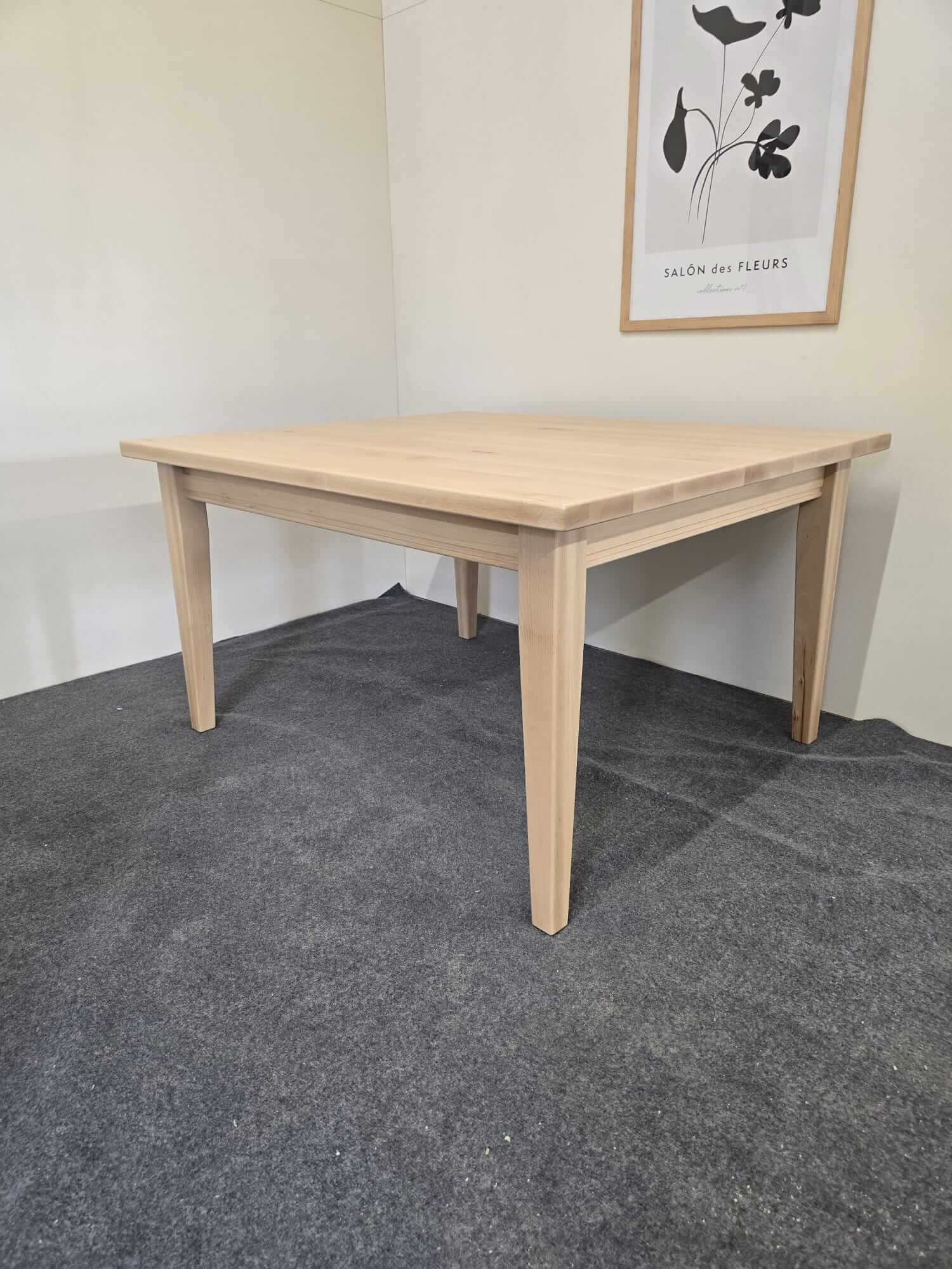 Bukov stol 110 × 110 cm – AKCIJA −34 % - Slika 2